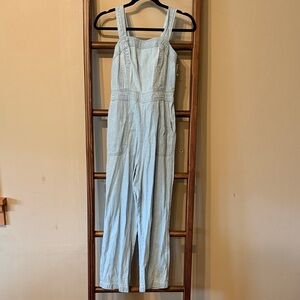Sky Blue Denim Jumpsuit